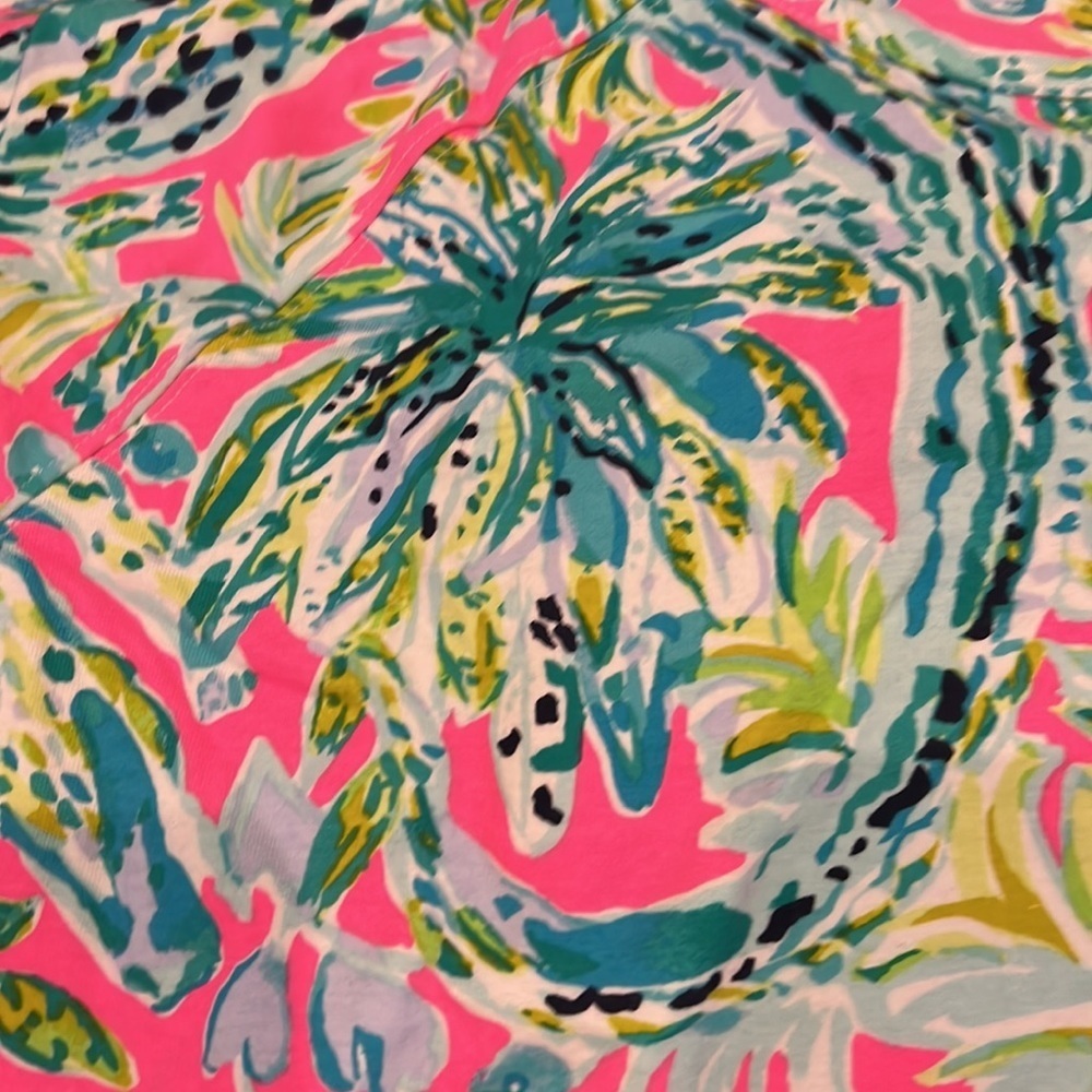 Lilly Pulitzer Skipper Popover Multi Snap Back size Large NWT - Picture 6 of 10